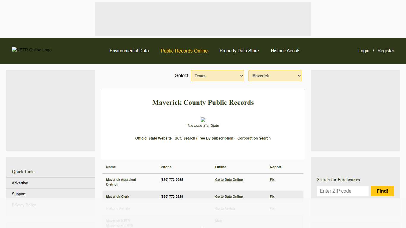 NETR Online • Maverick • Maverick Public Records, Search Maverick Records, Maverick Property Tax, Texas Property Search, Texas Assessor